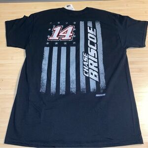 New with Tags Chase Briscoe Nascar #14 Graphic Short Sleeve Shirt Size Large